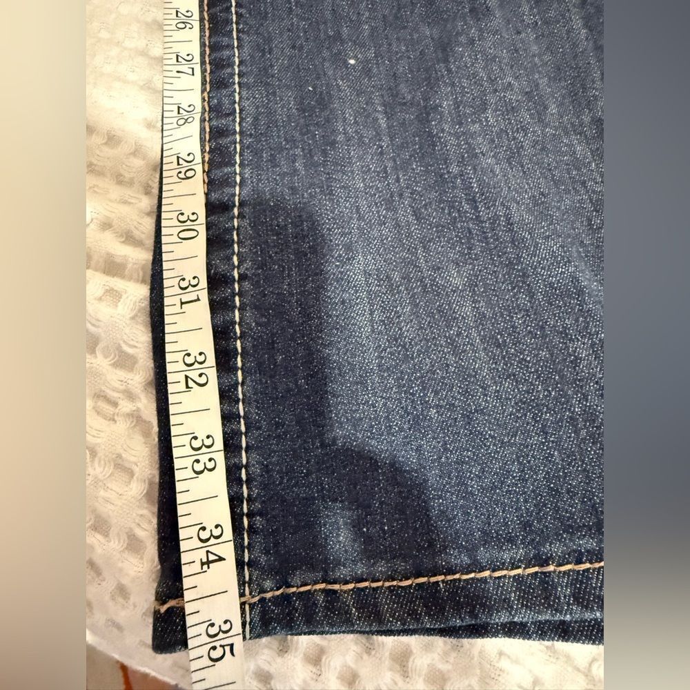 New Maurices Curvy Fit Taylor Dark Blue Boot Bootcut Jeans size 13/14 long tall - Picture 11 of 11